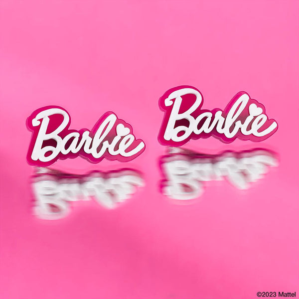 Barbie Hair Pins - Set of 2 - Pink & White