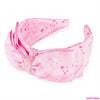 Barbie Kids Crystal Bow Hair Band - Pink