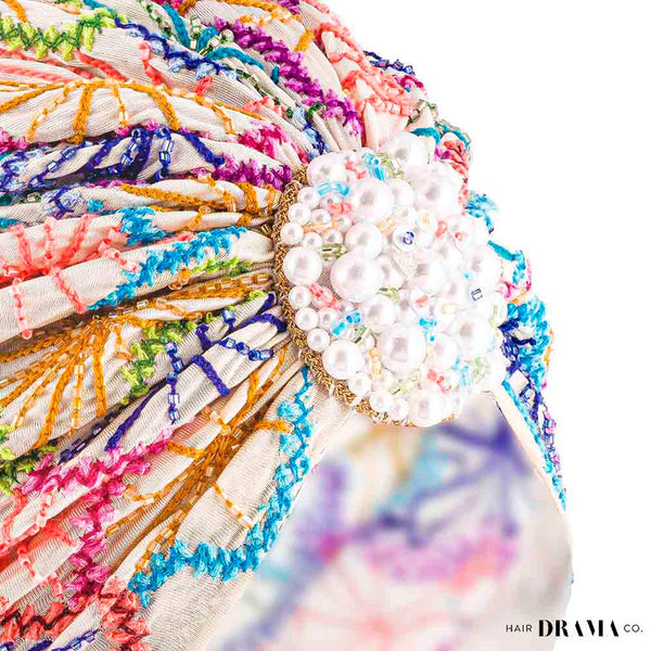 Embellished Turban - Multi