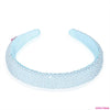 Barbie Rhinestone puff Hair Band with Barbie Charm-Blue
