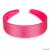 Barbie Rhinestone Flat Hair Band with Barbie Charm-Hot Pink