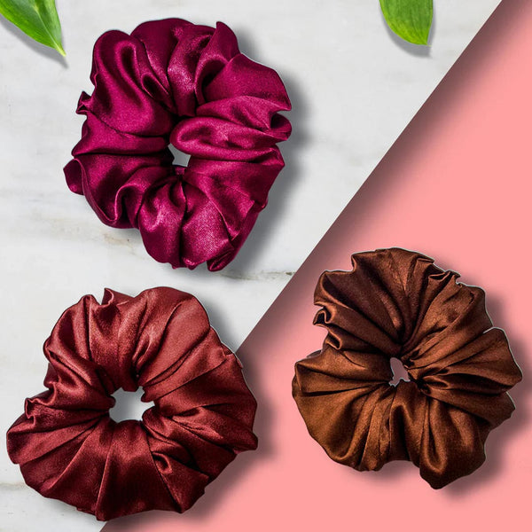 Ruby Scrunchies Set - Set of 3