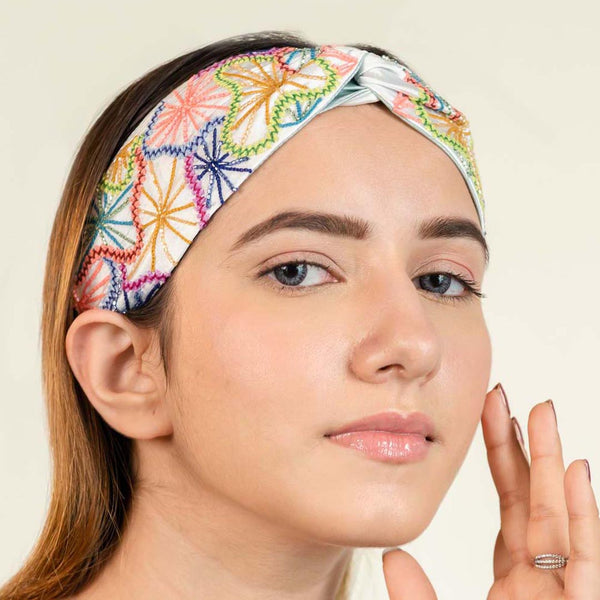 Multi-color Knotted Hairband