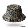 Tropical Velvet Print Bucket Hat