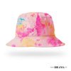 Tie-Dye Bucket Hat - Pink & Blue