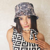 Tropical Velvet Print Bucket Hat