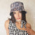 Tropical Velvet Print Bucket Hat