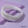 Embellished Flat Band - White