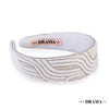 Embellished Flat Band - White