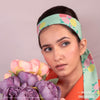 HDC X Emily In Paris Multi-color Rose Themed Scarf