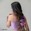 Periwinkle Satin Scrunchies - Set of 3