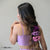 Periwinkle Satin Scrunchies - Set of 3