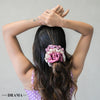 Lavender Blush Satin Scrunchies - Set of 3