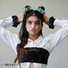 Oriental Satin Scrunchies - Set of 4