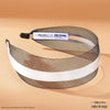 HDC x Emily in Paris Black Mesh Hair Band with Silver Ribbon