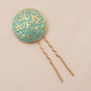 Set of 4 Stella Crystal U Pins - Gold