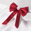 DIY Hair Drama Box with 2 Hair Bands, 1 Scrunchie, 1 Hair Bow, 11 Exclusive Charms, 200+ Crystals & 10 Pom Poms - Red & White