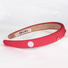 DIY Hair Drama Box with 2 Hair Bands, 1 Scrunchie, 1 Hair Bow, 11 Exclusive Charms, 200+ Crystals & 10 Pom Poms - Red & White