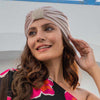 Shimmer & Glitter Turban - Latte