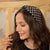 Selene Knotted Hair Band - Black & Silver