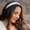 Floral Puff Hair Band - Pastel