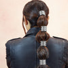 Triple Halo Pony Cuffs - Silver - Set of 2