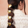 Heart Pony Cuffs - Gold - Set of 2