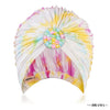 Hand Tie-Dye Turban - Yellow