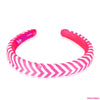 Barbie Satin Puff Hair Bands - Set of 3 - Pink & Lilac