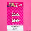Barbie Hair Pins - Set of 2 - Pink & White