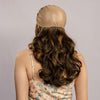 Shimmer & Glitter Turban - Brown